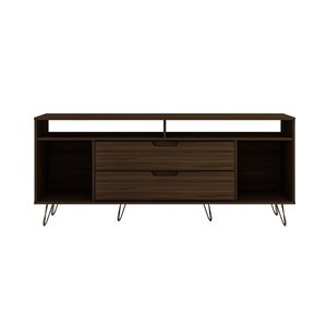 Manhattan Comfort Rockefeller TV Stand - 62.99-in x 26.77-in - Brown