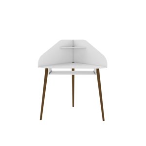 Manhattan Comfort Bradley Corner Desk - 43.98-in - White