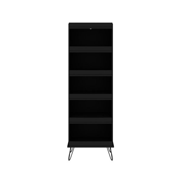 Shoe Racks Rona Manhattan Comfort Rockefeller Shoe Storage Rack - 59.72-in - Black ...