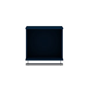 Manhattan Comfort Rockefeller Floating Hanging Closet - 20.8-in - Midnight Blue
