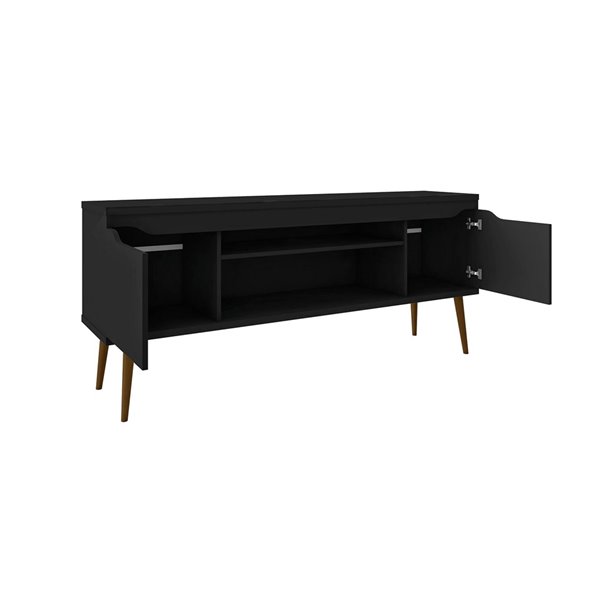 Manhattan Comfort Bradley TV Stand 62.99in x 26.57in Black