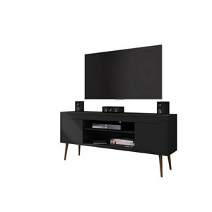 Manhattan Comfort Bradley TV Stand - 62.99-in x 26.57-in - Black