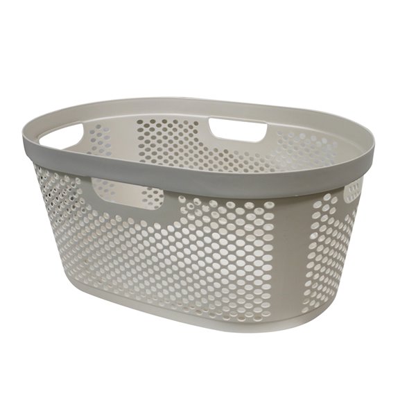 Modern Homes Laundry Basket 40 L - Ivory