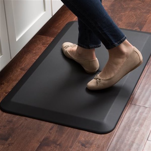 Floor Choice Anti Fatigue - Mat Black - 20-in x 40-in 87749 | RONA