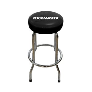 TOOLMASTER Bar Stool - Black and Silver