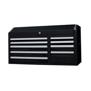 TOOLMASTER 9 Drawer Top Chest - Black - 20.5-in x 28-in x 43-in