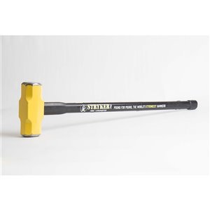 ABC Hammers Steel Reinforced Rubber Handle Hammer - 14 lbs - 36-in