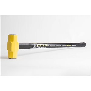 ABC Hammers Steel Reinforced Rubber Handle Hammer - 14 lbs - 30-in