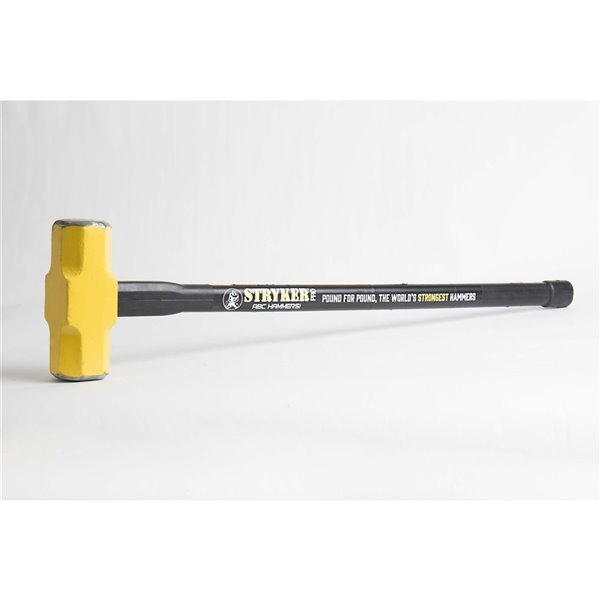 ABC Hammers Steel Reinforced Rubber Handle Hammer - 12 lbs - 36-in