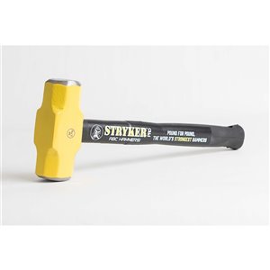 ABC Hammers Steel Reinforced Rubber Handle Hammer - 6 lbs - 16-in