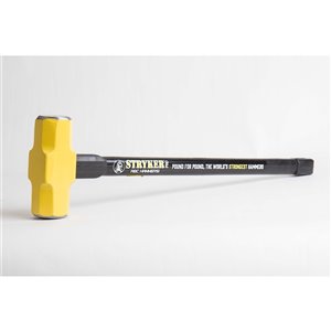 ABC Hammers Steel Reinforced Rubber Handlw Hammer  - 6 lbs - 30-in