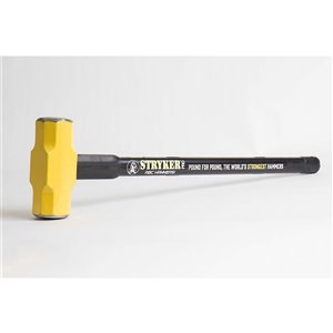 ABC Hammers Steel Reinforced Rubber Handle Hammer - 10 lbs - 30-in