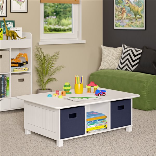 RiverRidge Home Kids 6Cubby Storage Activity Table 28in x 40.13in