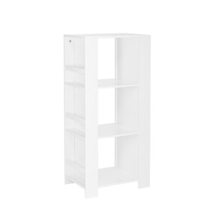 RiverRidge Home Book Nook Kids Cubby Storage Tower with Bookshelves - 11.81-in x 17.38-in x 37-in - White