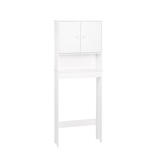 RiverRidge Home Medford Two-Door Bathroom Spacesaver - 7.75-in  x 23.56-in x 61.44-in - White