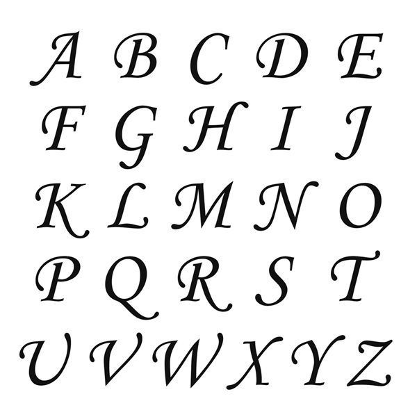 RiverRidge Home Marina Pattern 46-Piece Monogrammed Flatware Set - Letter L -  Stainless Steel