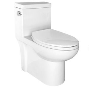 Toilette monobloc évasée de Lukx®