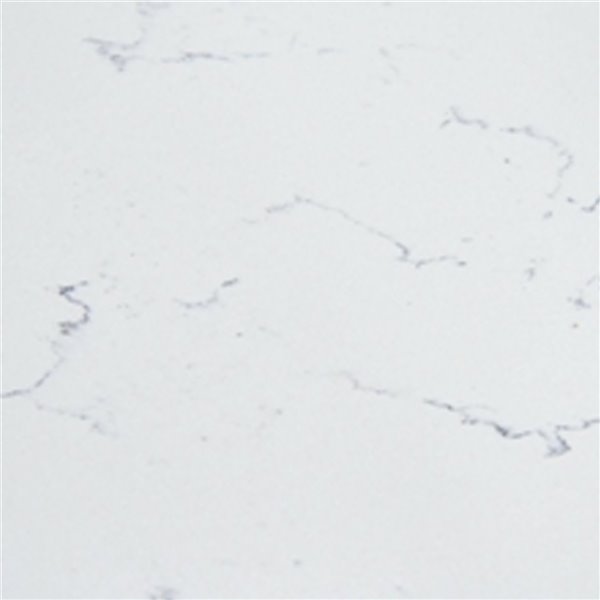 LUKX Bold Damian 36-in Grey Single Sink Bathroom Vanity with Carrara White Quartz Top