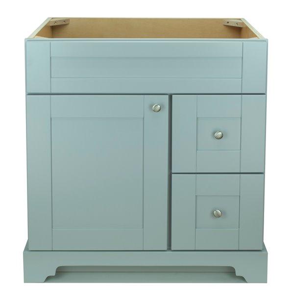 LUKX Bold Damian 30-in Grey Bathroom Vanity Cabinet