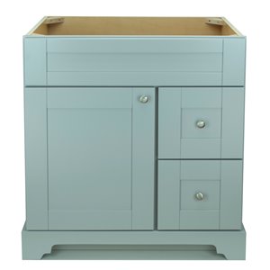 LUKX Bold Damian 30-in Grey Bathroom Vanity Cabinet