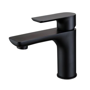 Lukx® Splash Stan Single Hole Basin Faucet - Matte Black