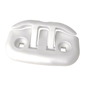 Taquet d'amarrage pour quai Flip-Up Premium de Dock Edge, 6 po, aluminium blanc