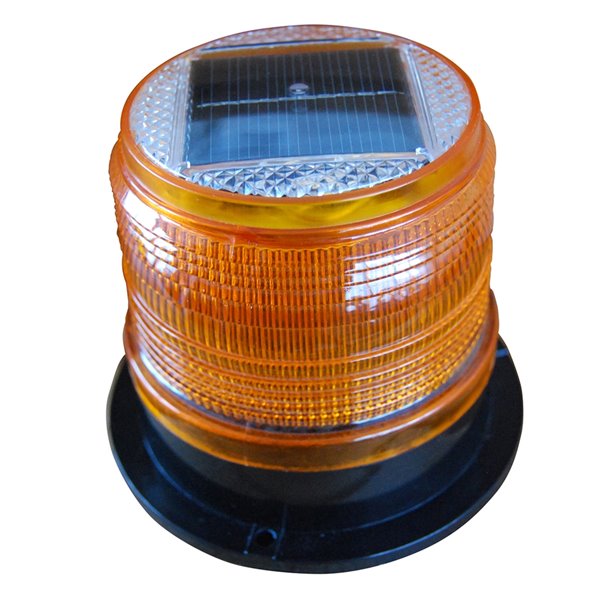 Dock Edge Solar Marker Light - 4.87-in x 3.94-in - Amber