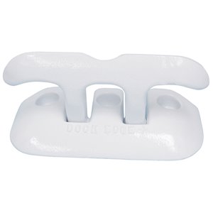 Taquet d'amarrage pour quai Flip-Up Premium de Dock Edge, 8 po, aluminium blanc