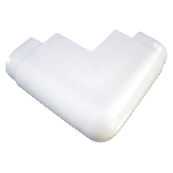 Dock Edge Premium Corner Bumper - Large - PVC - White