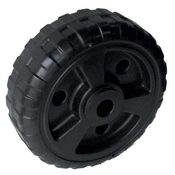 Dock Edge Rolling Wheel - 18-in - Black Polyethylene