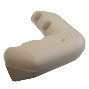 Dock Edge Corner Bumper - 9-in x 9-in - Beige