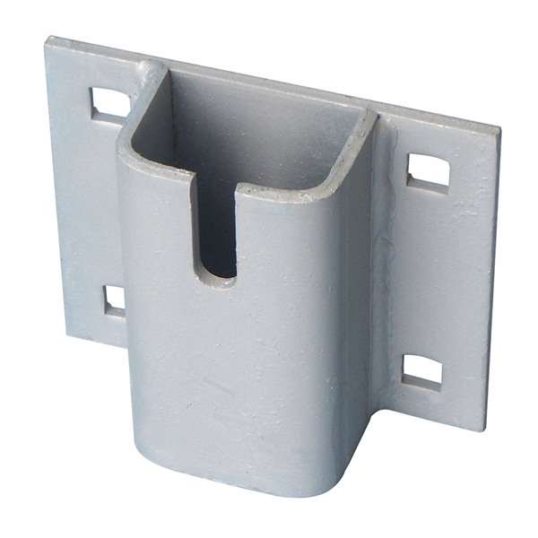 Dock Edge Chain Retainer - 0.56-in Square Hold - Galvanized Steel