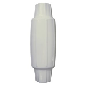 Butoir de quai Torpedo de Dock Edge, PVC, 18 po x 5 po, blanc