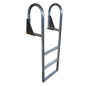 Échelle de quai rabattable Flip-Up de Dock Edge, 3 marches, aluminium