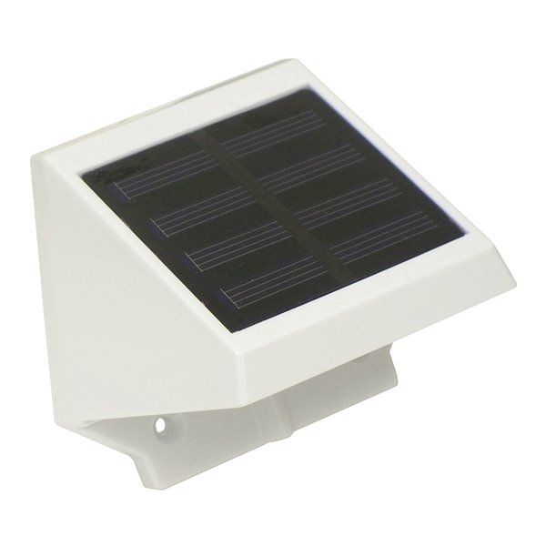 Dock Edge Side Mount Solar Light - White