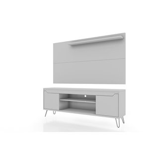 Manhattan Comfort Baxter and Liberty TV Stand and Panel - 62.99-in - White