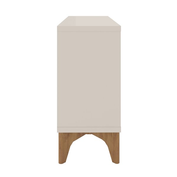 MANHATTAN COMFORT Gowanus Accent Display Sideboard in Off White 8LC1 RONA