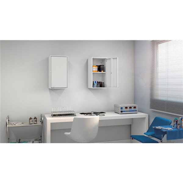 Manhattan Comfort Smart Floating Storage Cabinet White 14gmc1 Rona Manhattan Comfort Smart Floating, Floating Storage Cabinet