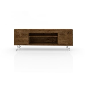 Manhattan Comfort Baxter TV Stand - 62.99-in - Rustic Brown