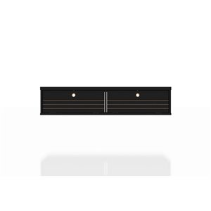 Manhattan Comfort Liberty Floating Office Desk - 42.28-in - Matte Black