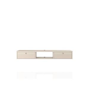Manhattan Comfort Liberty Floating Office Desk - 62.99-in - Off-White