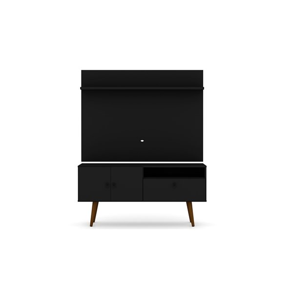 Manhattan Comfort Tribeca TV Stand and Panel - 53.94-in - Black