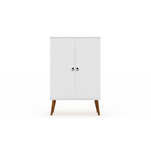 Manhattan Comfort Tribeca Shoe Cabinet - 35.43-in x 50-in - White
