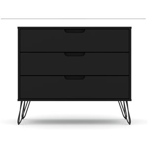 Manhattan Comfort Rockefeller Dresser - 35.24-in x 28.86-in - Black