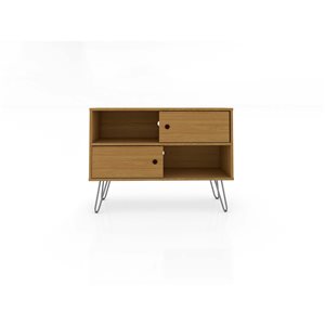 Manhattan Comfort Baxter TV Stand - 35.43-in - Cinnamon Brown