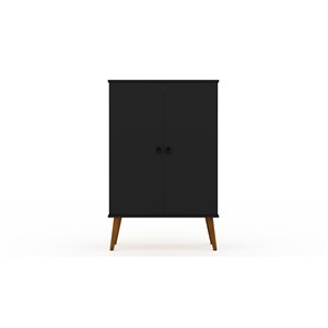 Manhattan Comfort Tribeca Shoe Cabinet - 35.43-in x 50-in - Black
