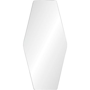 Notre Dame Design Glacie Hexagonal Decorative Mirror - 24-in x 48-in