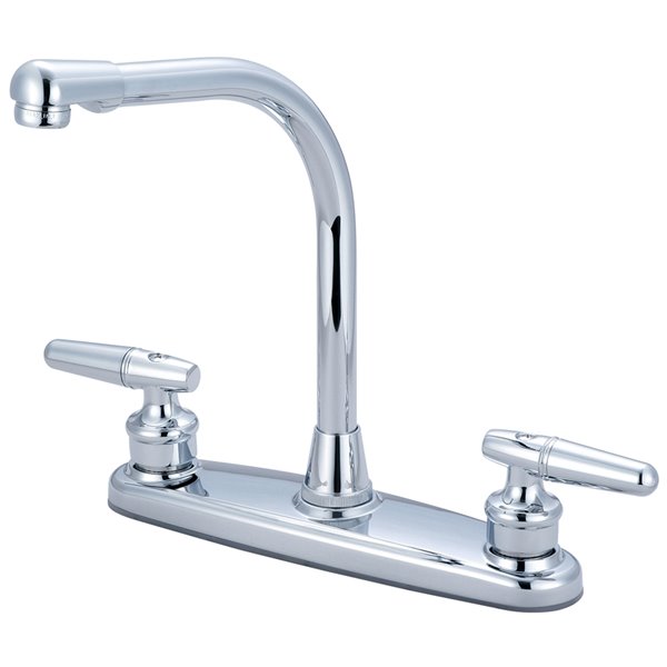 Olympia Faucets Accent Two Handle Kitchen Faucet - Polished Chrome