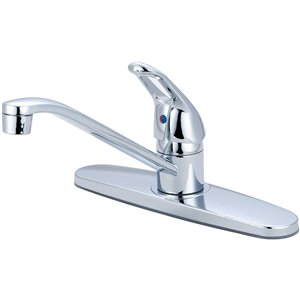 Olympia Faucets Elite Single Handle Kitchen Faucet - Polished Chrome