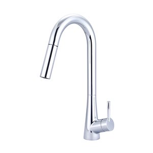 Olympia Faucets i2 Single Handle Pull-Down Kitchen Faucet - Polished Chrome